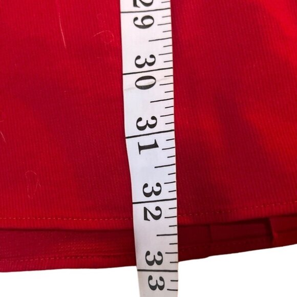 Van Heusen X-Large 17-17 1/2 32-33 Red  Cotton Blend  Long Sleeve Dress Shirt - Picture 11 of 12